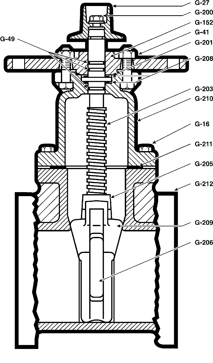 P-USP1-6 FLxFL 4-12in Parts Drawing